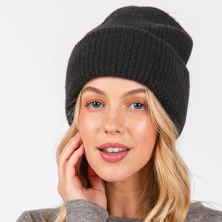 Gorro acanalado en mezcla de lana para venta al por mayor de Anarchy Street