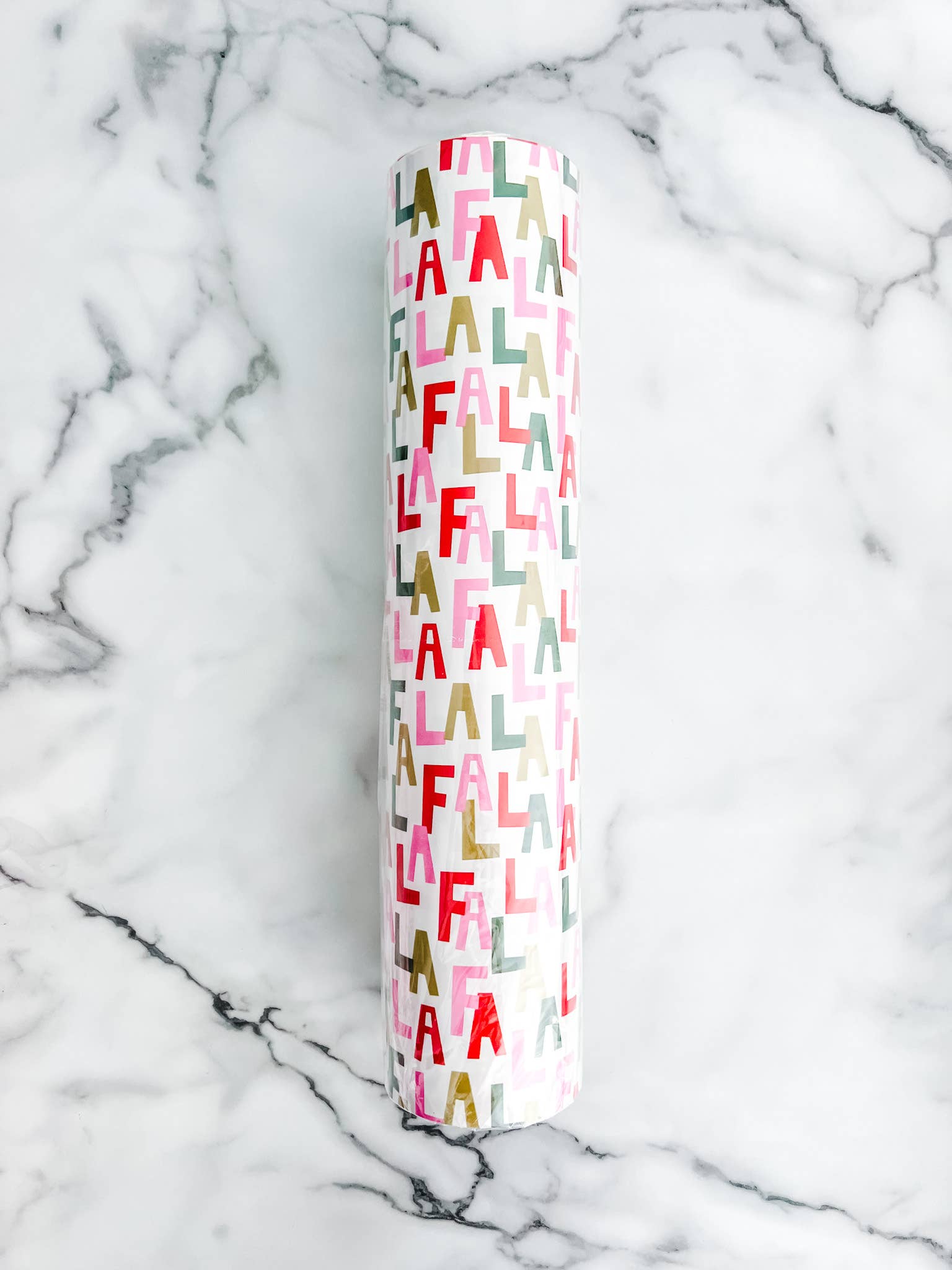 Trim & Twine - Wholesale Wrapping Paper Roll - Bulk Colorful FA LA LA Wrapping Paper Roll0