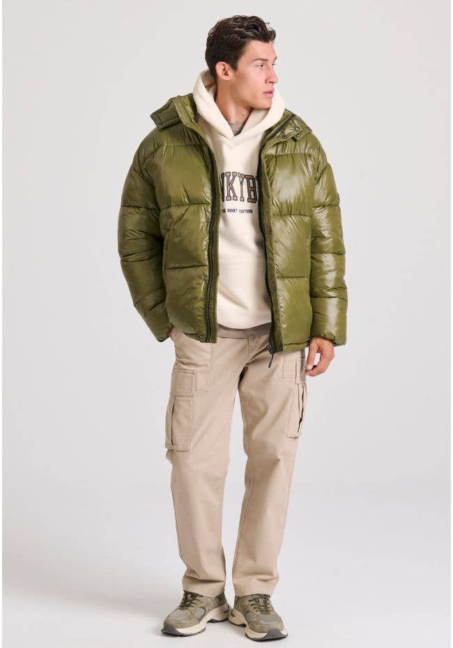 Funky Buddha - Wholesale Puffer Jacket - Men's - FBM010-036-01 Men's Puffer Jacket8