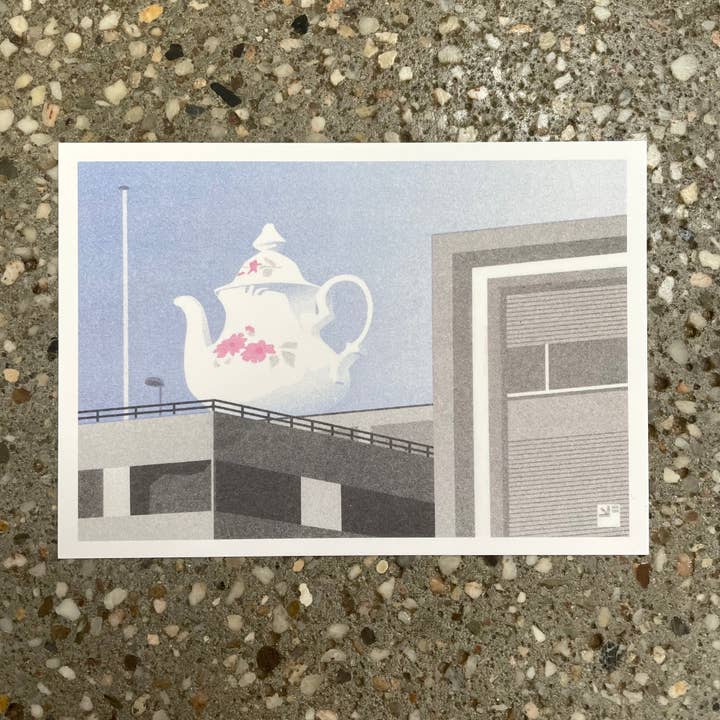 VrijFormaat - Vente Cartes postales - carte postale - Utrecht - The Teapot - A6