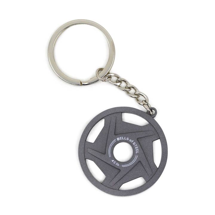 Plate Keychain for wholesale by Bells of Steel
