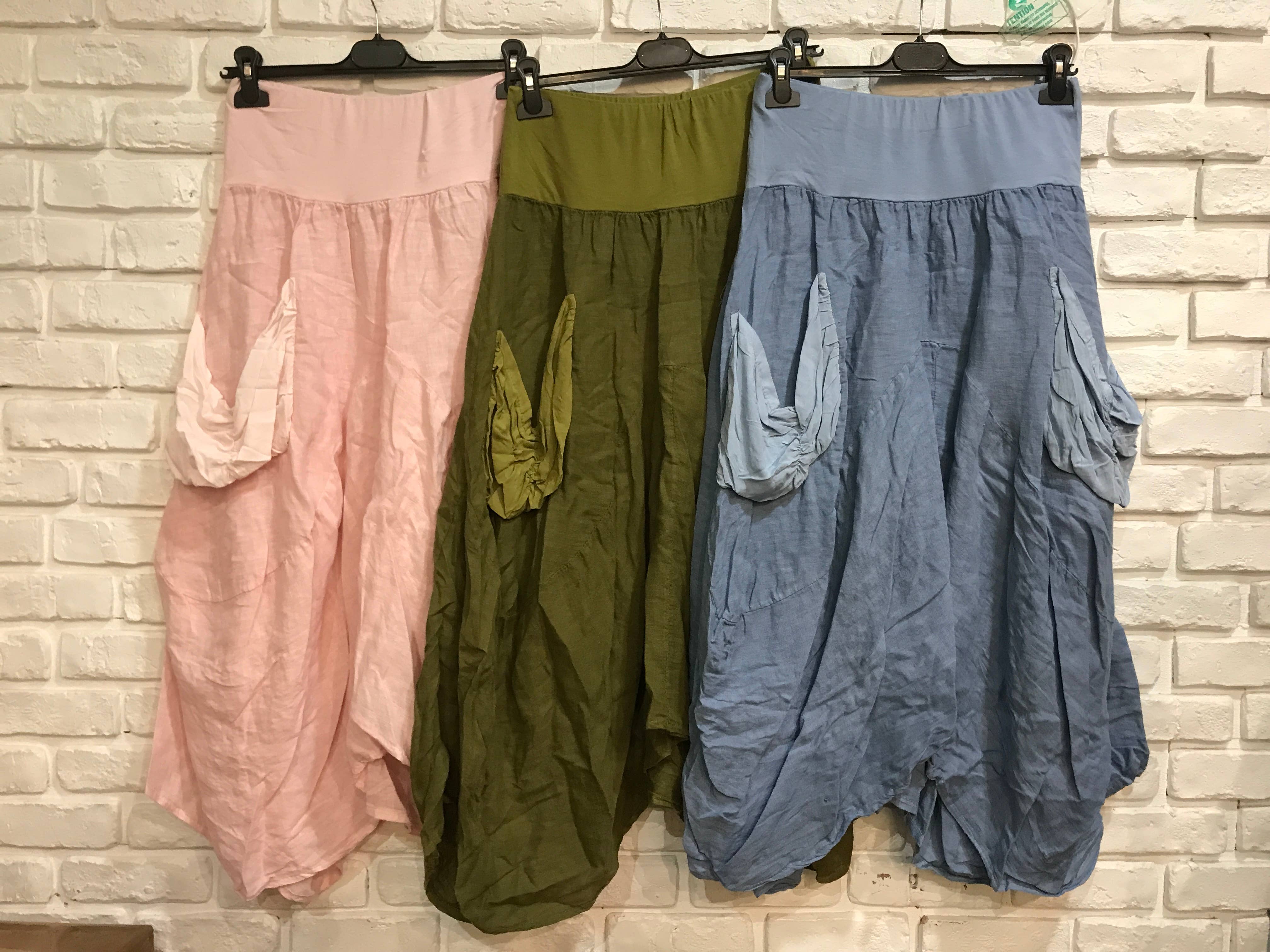 la maison des fibres naturelles – wholesale Kjol - Dam – Linnekjol i storlek One Size (US 12-16, UK 8-12, EU 40-44)2