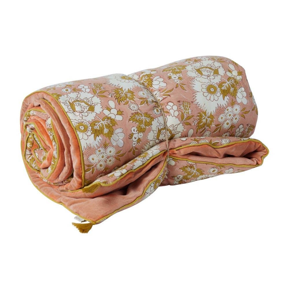 Bonheur du Jour - Wholesale Quilt - Sofa Cover - Vishnu Terracotta2