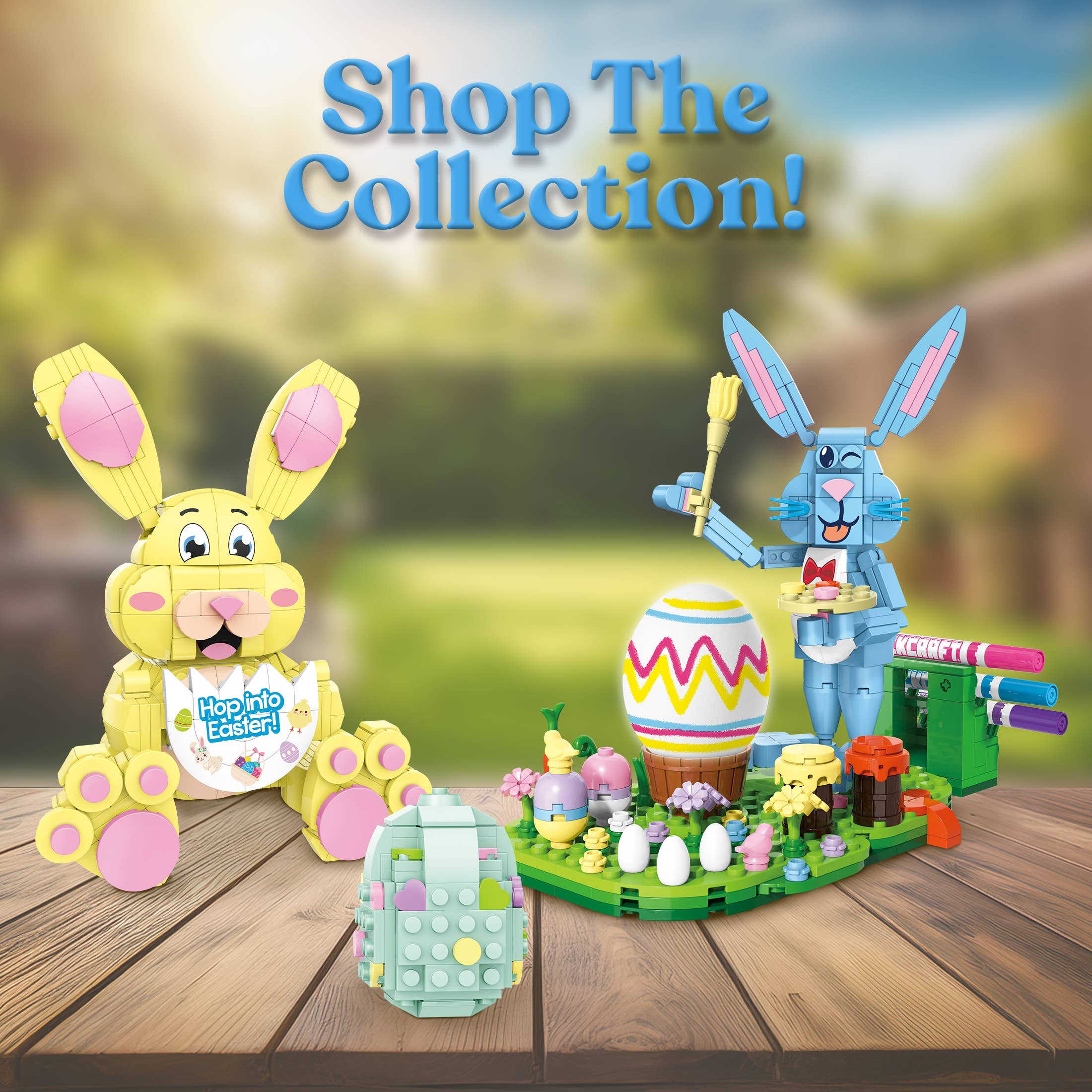 Brickcraft - Wholesale Building Set - Kids - Brickcraft Bricktanicals DIY Egg Building Set 92 pcs Easter5