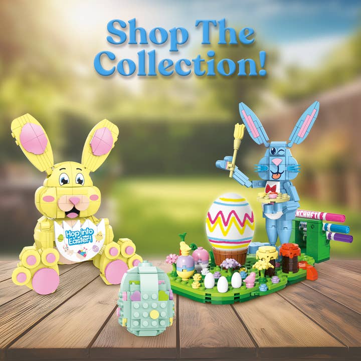 Brickcraft - Wholesale Building Set - Kids - Brickcraft Bricktanicals DIY Egg Building Set 92 pcs Easter5