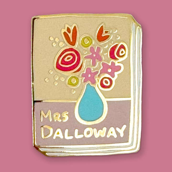 Ideal Bookshelf - Wholesale Lapel Pin/Button - Book Pin: Mrs Dalloway0