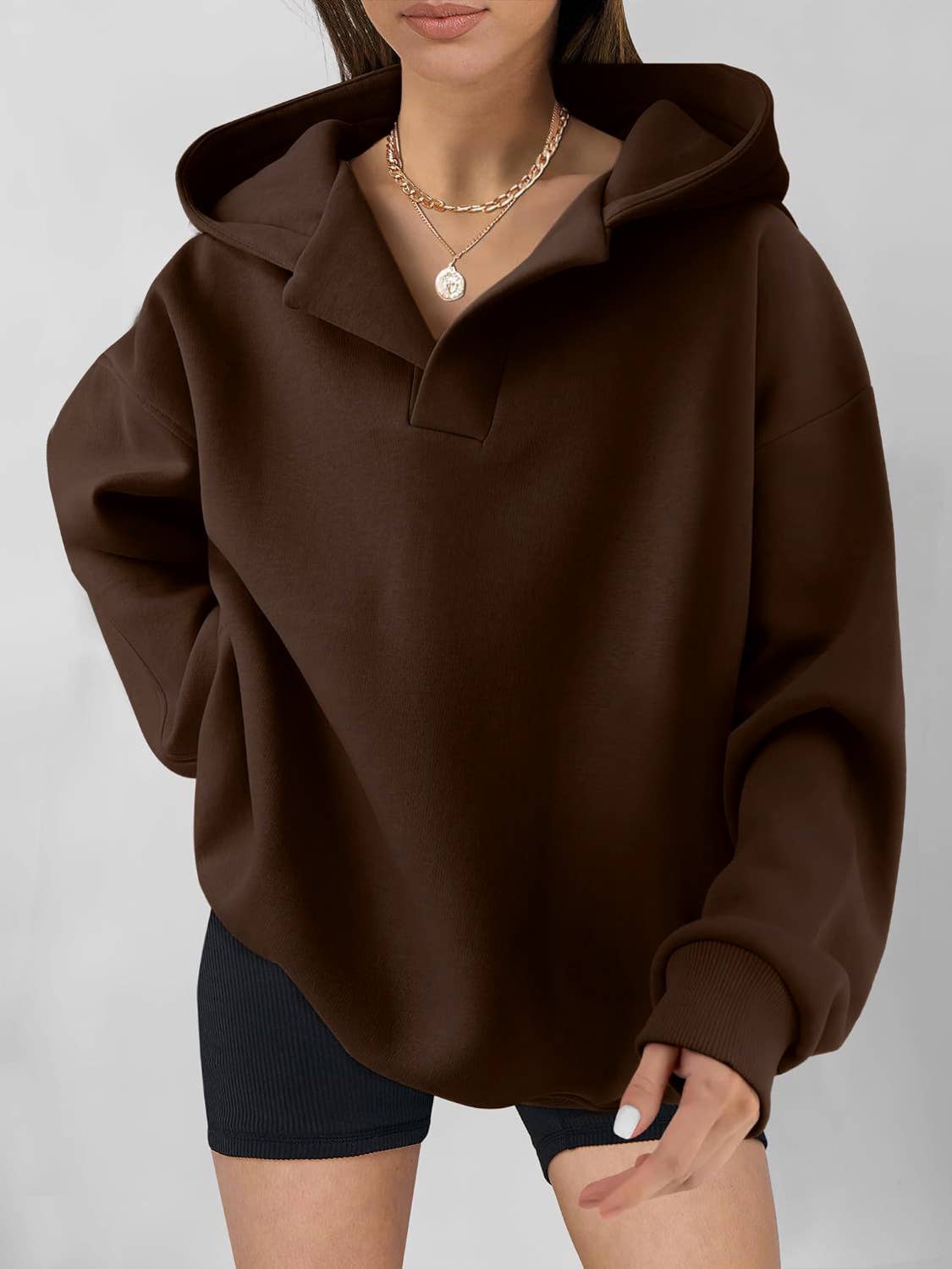 Rosa Clothing - Wholesale Sweatshirt - Women's - Women Oversized Hoodie Pullover Fall Winter Sweatshirt8