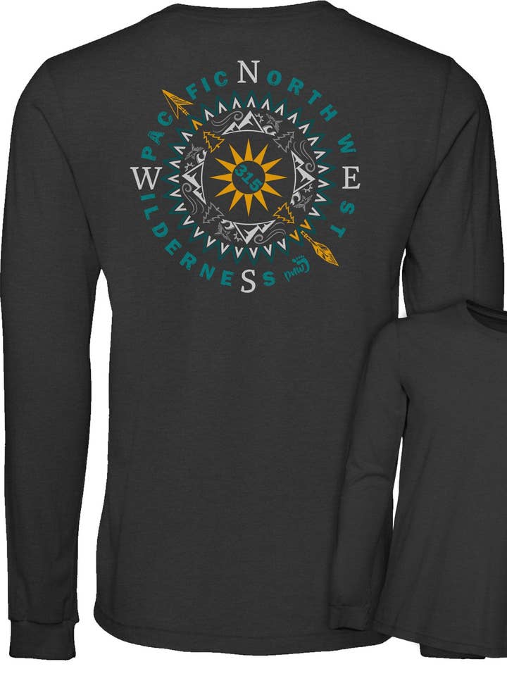 Sun 'n Peaks Compass Long Sleeve Shirt for wholesale by PNW KYNE