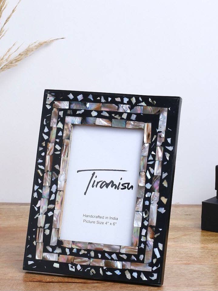 Portarretratos de nácar para venta al por mayor de Tiramisu