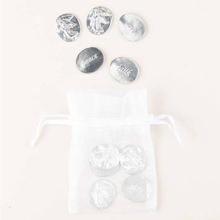 Danforth Pewter - Wholesale Keepsake Coin/Token - Muse Angel Pocket Charms1