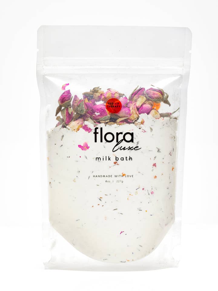 FloraLuxe Milk Bath for wholesale by Red Lip Therapy