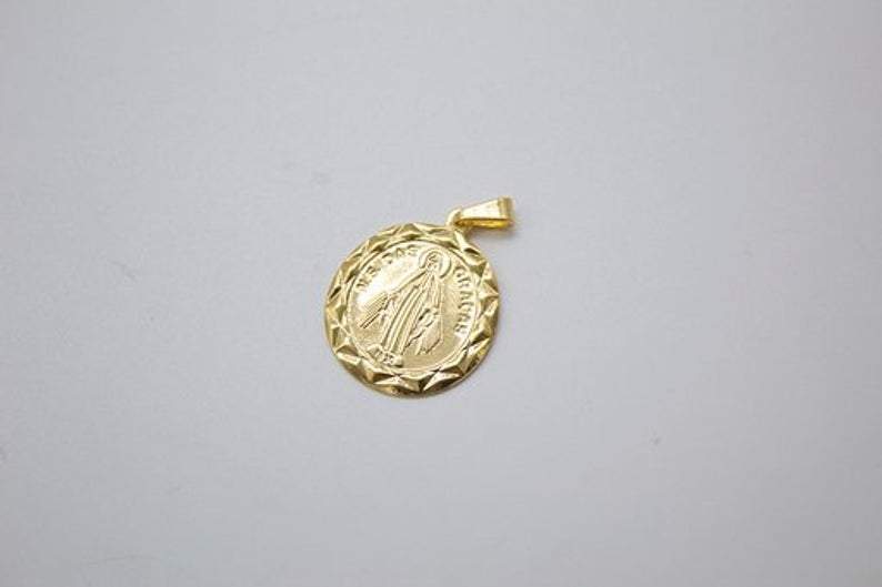 MIA Jewelry - Wholesale Individuele bedel/hanger - 18K goud gevulde wonderbaarlijke medaille1