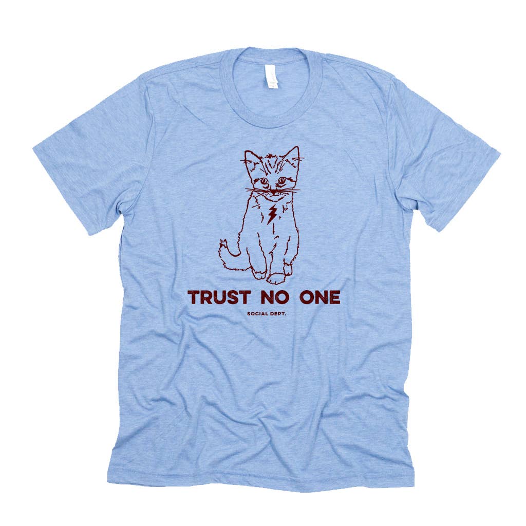 The Social Dept. - Wholesale Screen Printed T-Shirt - Unisex - Trust No One0