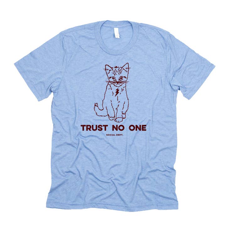 The Social Dept. - Wholesale Screen Printed T-Shirt - Unisex - Trust No One0