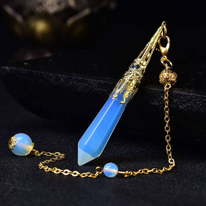 Gemcohub - Wholesale Spiritual Stone/Crystal - Multicolor Natural Stone Crystal Pendulum4