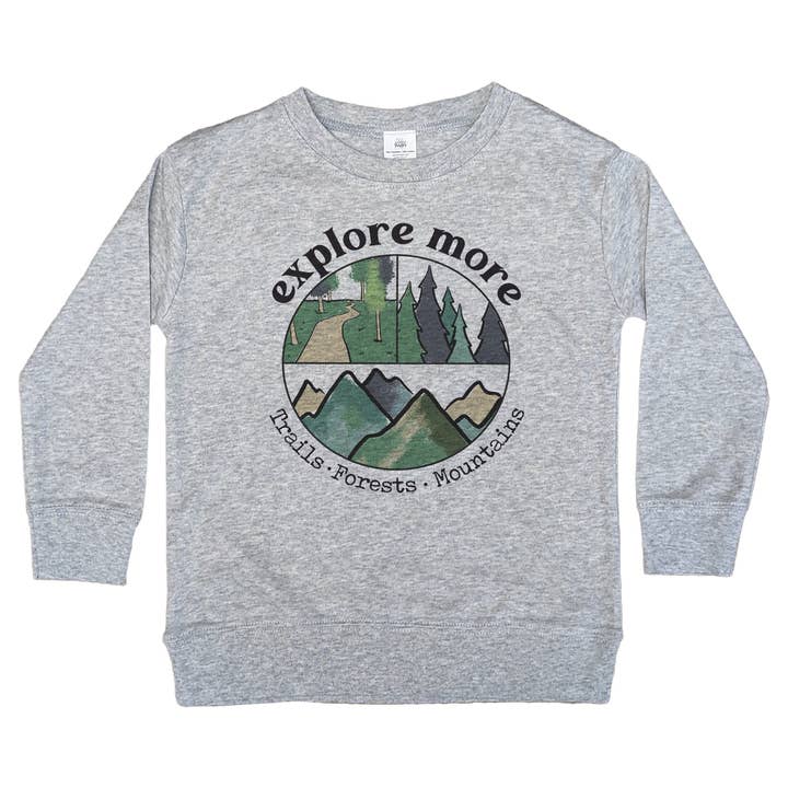 Barefoot Baby - Wholesale Screen Printed T-Shirt - Kids - Explore more Outdoor Boy Nature Girl Clothing Kids Apparel0