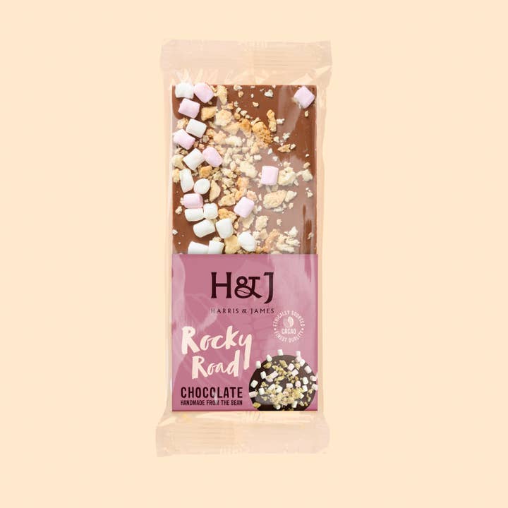 Rocky Road Chocolate Bar for wholesale by GB Chocolate Makers Ltd