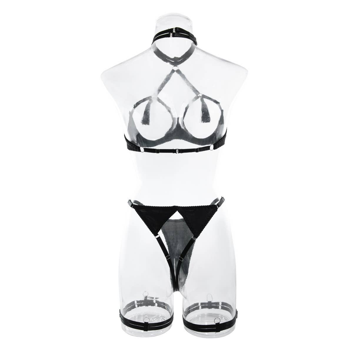 Tourtiwi - Wholesale Lingerie Set - Women's - Sexy lingerie hollow tassel crotchless underwear12