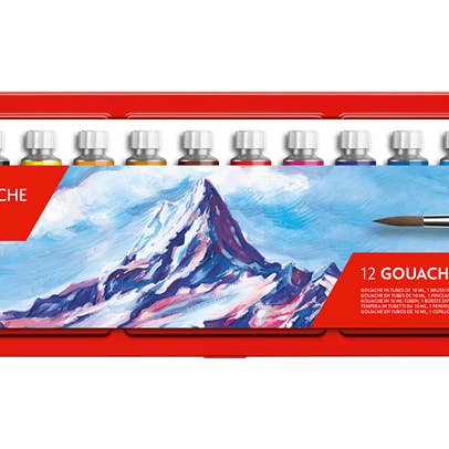 Caran d'Ache - Wholesale Paint Set - Box of 12 Tubes of Paint GOUACHE STUDIO 10 ml