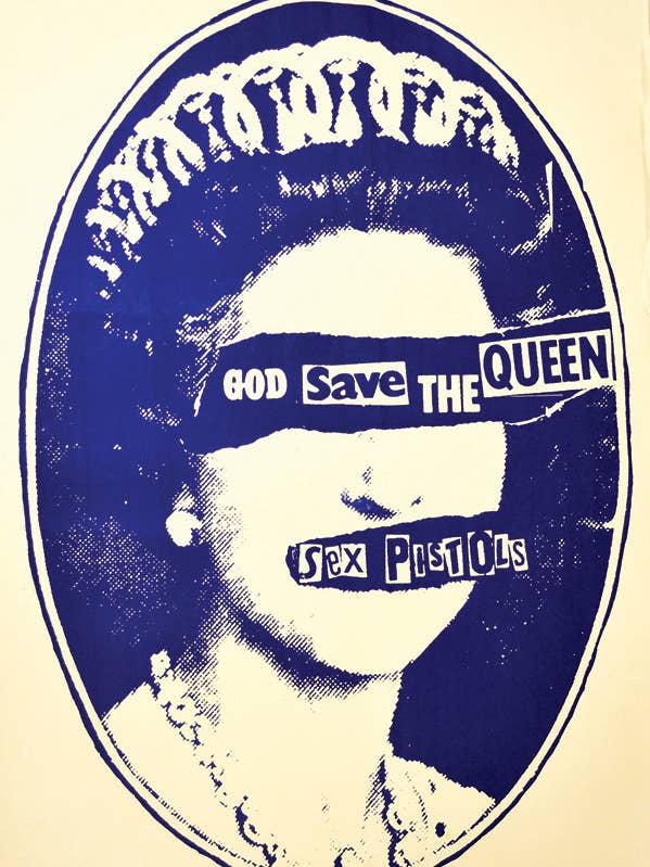 Save the Queen - Concert Poster Art Print for wholesale by Black Market Art