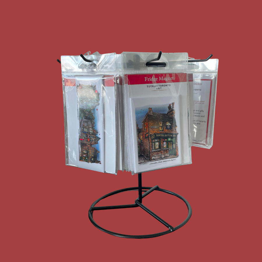 Totally Toronto Art/Sassy City Studio – wholesale Retailer display – Paper & novelty – Corrie Magnet & Sticker Collection | Coronation Street Gifts0