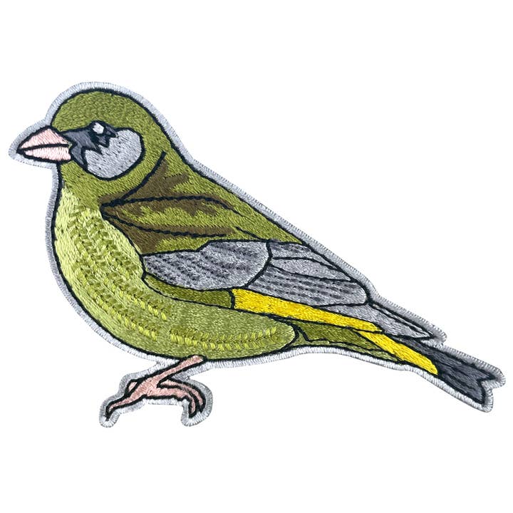 Greenfinch Sew On Patch for wholesale by Pawprint Family