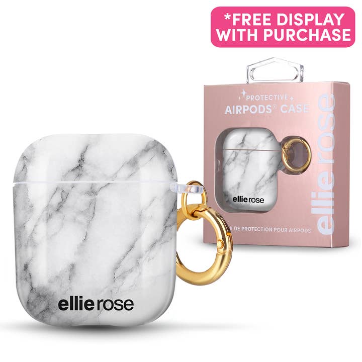 Funda Airpod - Mármol blanco para venta al por mayor de Ellie Rose