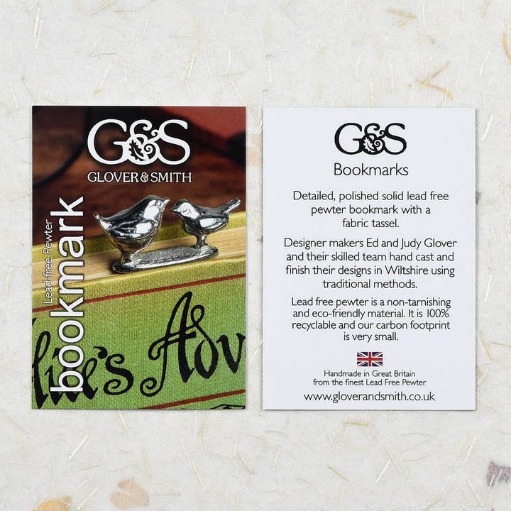 Glover & Smith - Vente Marque-page - Marque-page en étain Dolphin - Peut être gravé par le revendeur4