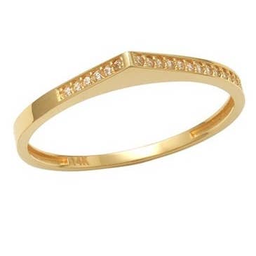 10kt Solid Gold Ring | Solid Gold | Stacking Ring | Dainty ring | Minimalistic Jewelry I Stackable Ring I Ring Size 7 for wholesale by Zahav Jewelry