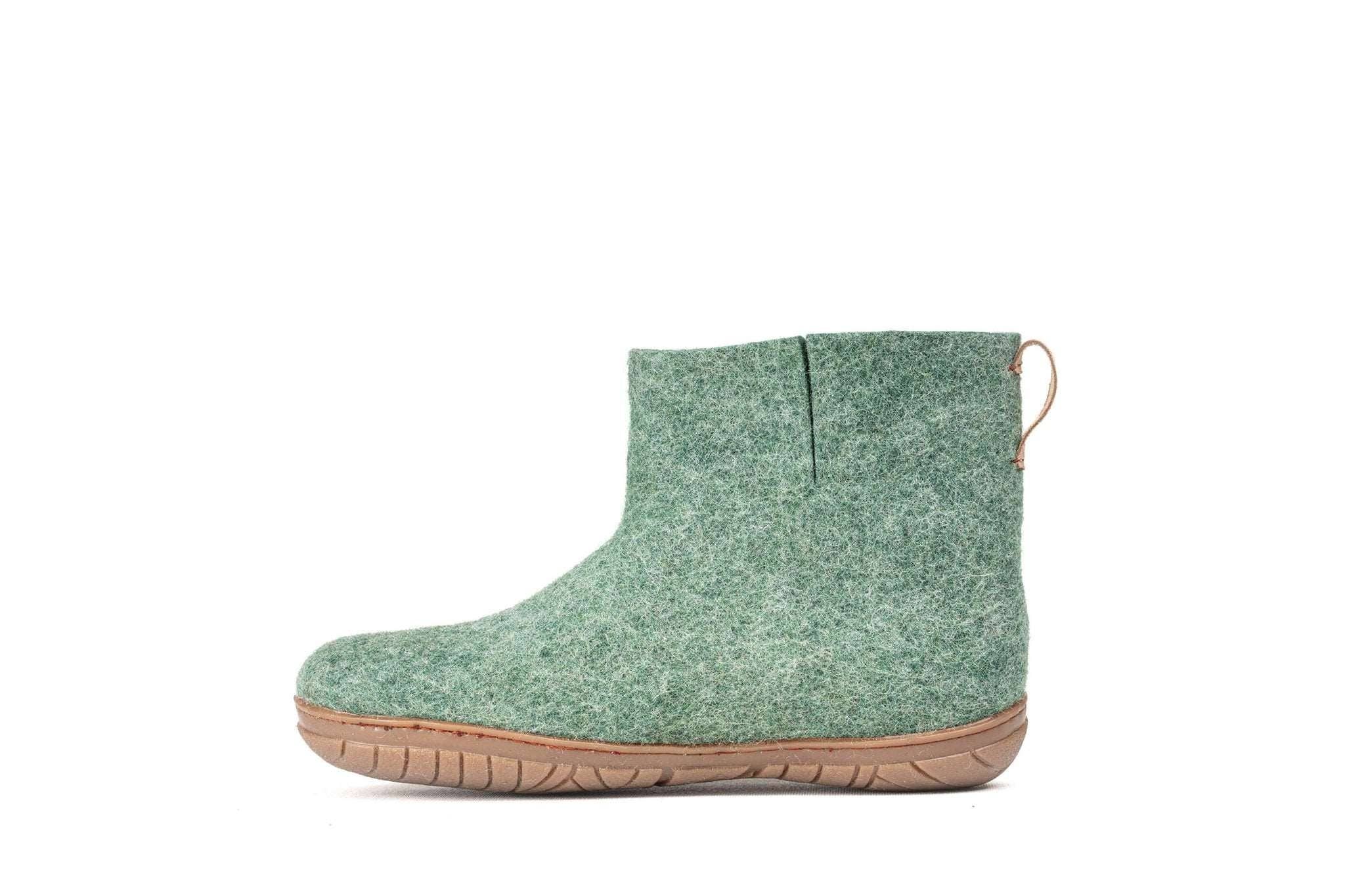 Woollyes Inc - Venta al por mayor Botas - Unisex - Botas bajas para exteriores con suela de goma - Jungle Green5