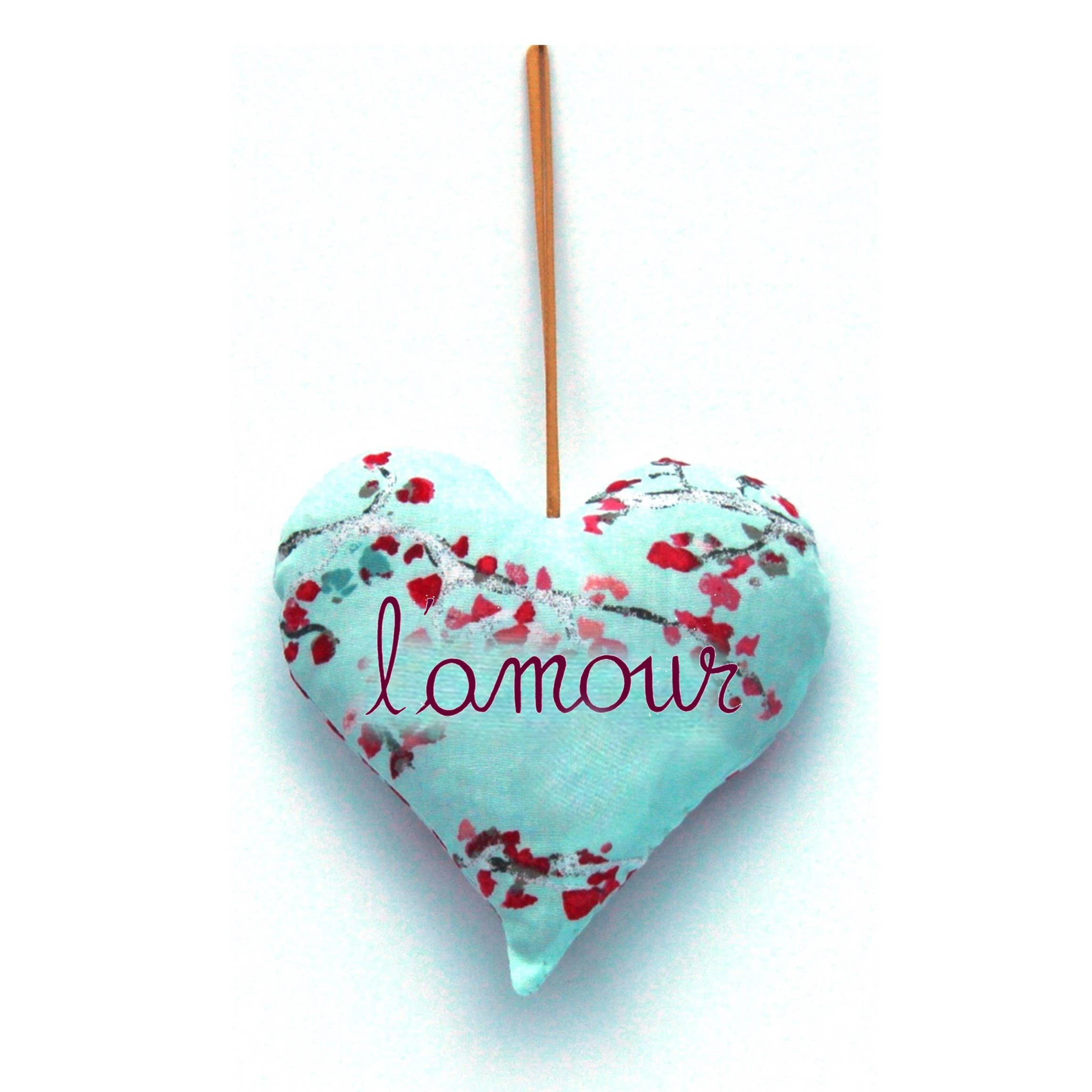 Estelle Billot - Vendita all'ingrosso Sacchetto profumato - Sacchetto a cuore profumato alla lavanda francese. Ornamento per San Valentino e Natale5