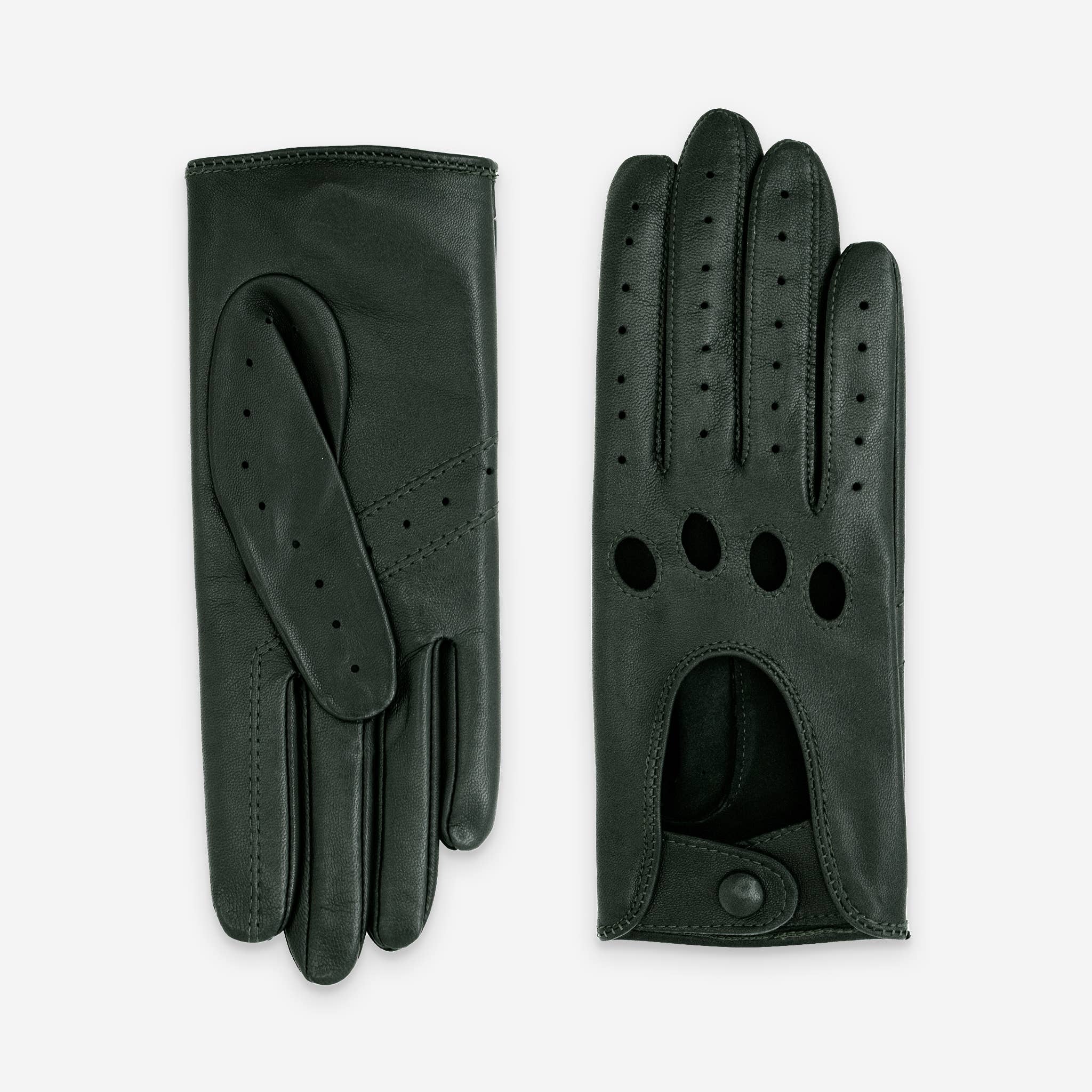 Glove Story - Vente Gants – femme - Gants cuir agneau-non doublé-conduite-21090NF16