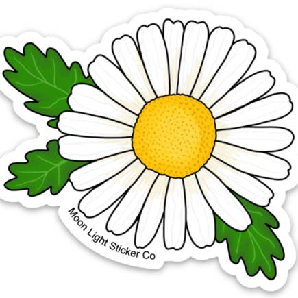 Daisy Sticker for wholesale by Moon Light Sticker Co