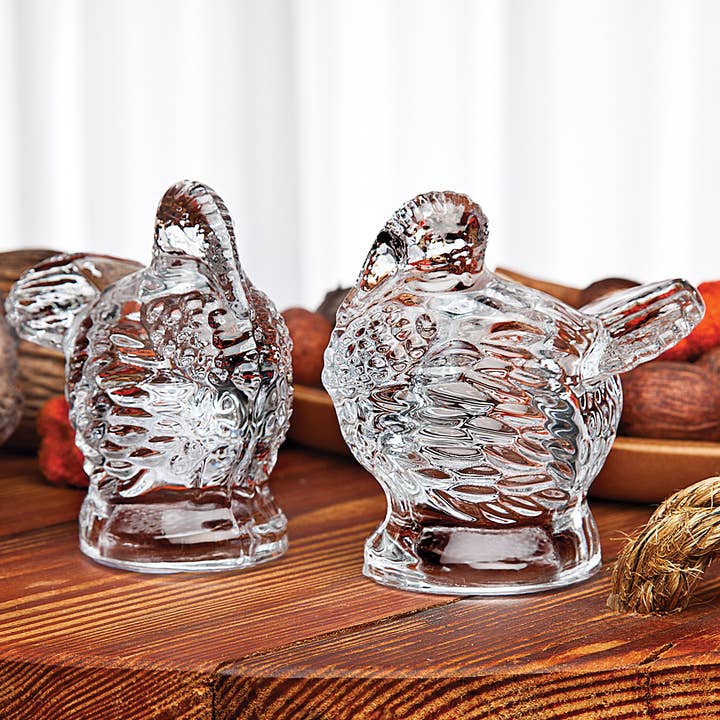 Harvest Turkey Salt & Pepper Shakers - Fall Decor for wholesale by Godinger