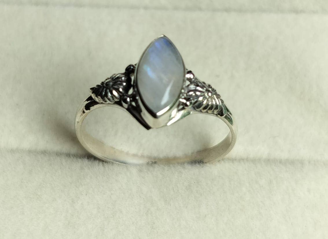 SILVER CAVE – wholesale Single stone/solitaire ring – Pack of 6 Natural Gemstones 925  Silver Handmade Rings3