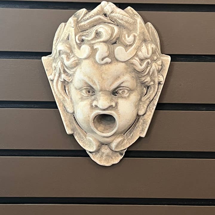 Masterpiece Studio - Wholesale Plaque - Open Mouth Pan Wall Plaque (PL17)3