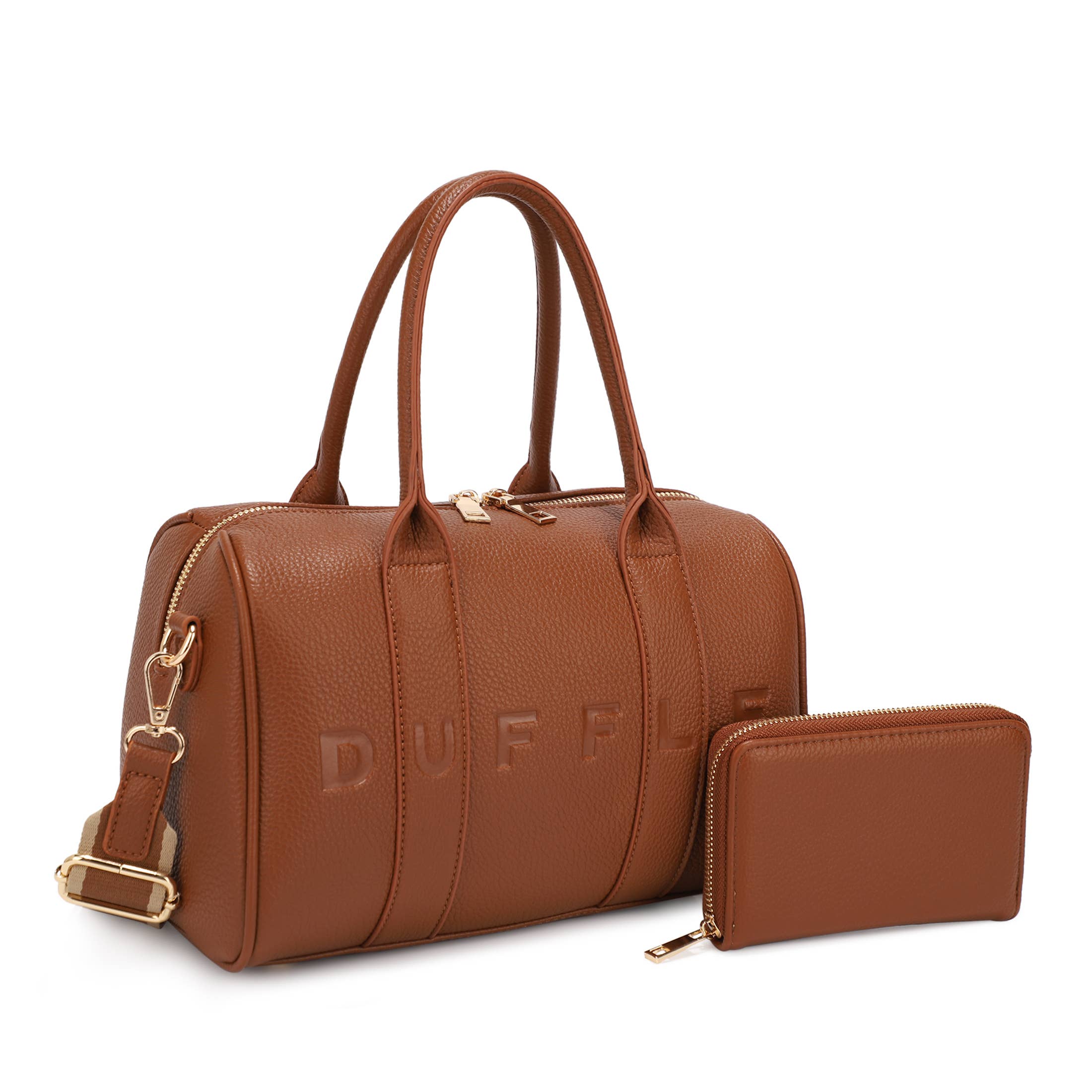 KAYLA+AVA - Wholesale Weekender Bag - Women's - FIONA DUFFLE WAFFLE SET0