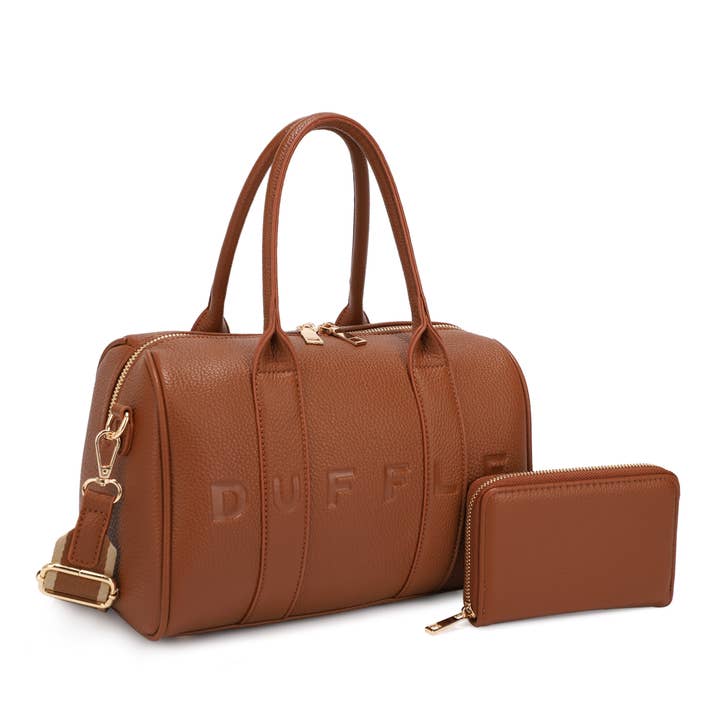 KAYLA+AVA - Wholesale Weekender Bag - Women's - FIONA DUFFLE WAFFLE SET