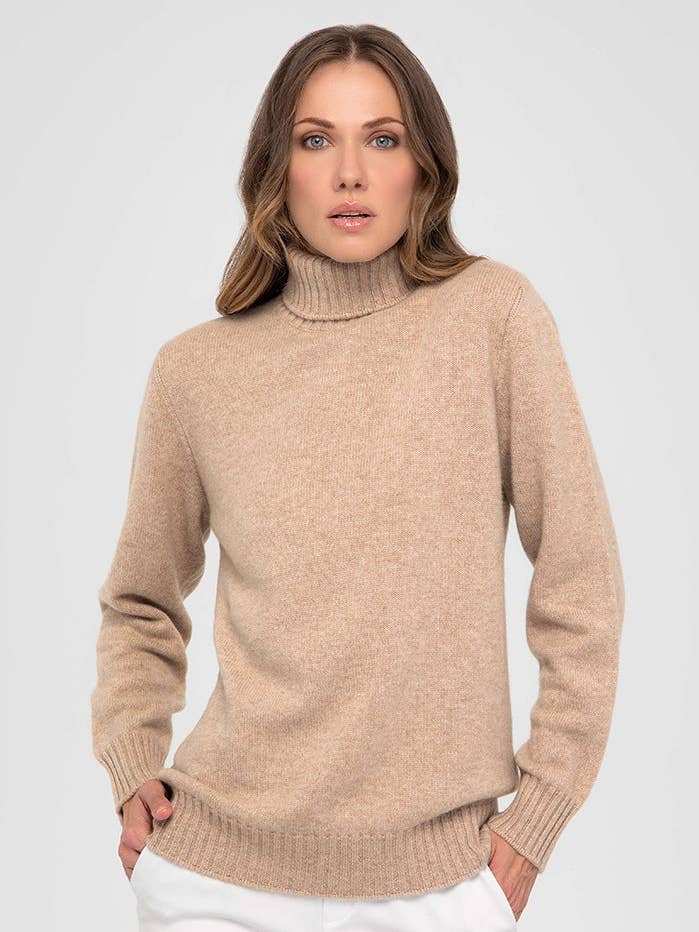 Rollkragenpullover doppelfädig 100% Kaschmir für den Großhandel von Altex cashmere
