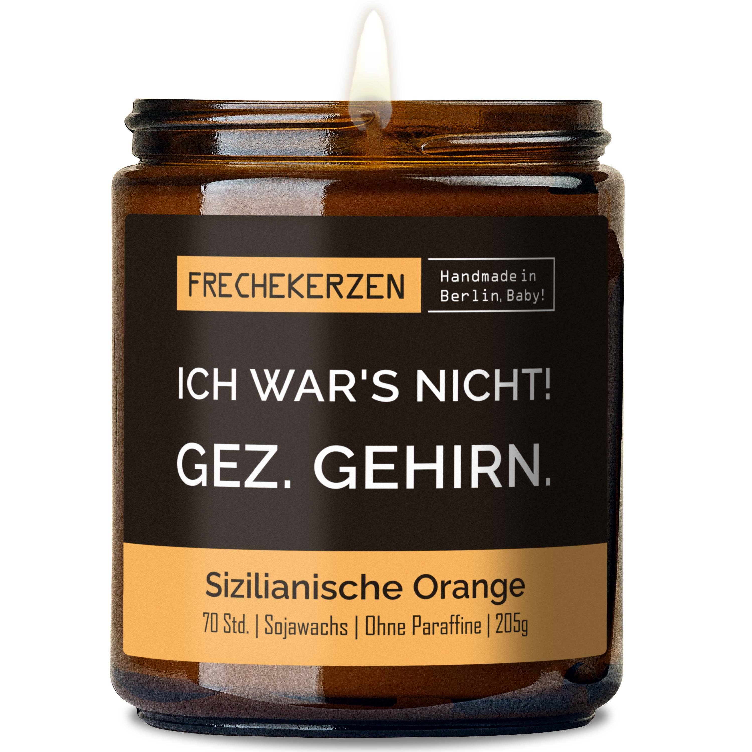 mysoy‎® Duftkerzen-Manufaktur - Wholesale Jar/Filled Candle - Gift candle | it wasn't me! signed brain. | Gift soy10