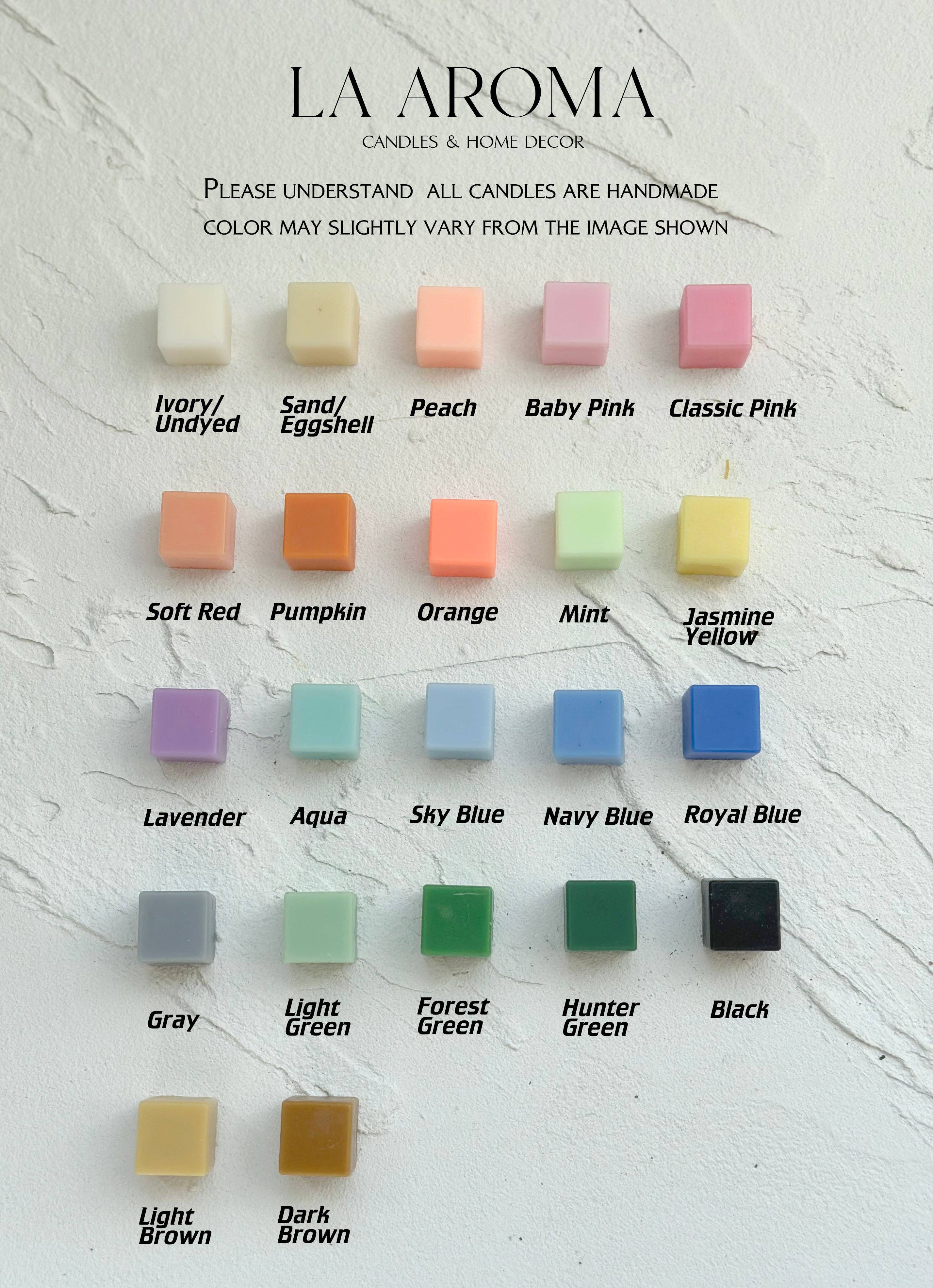 LA AROMA CANDLE CO. - Wholesale Pillar Candle - Striped Pillar Candle2