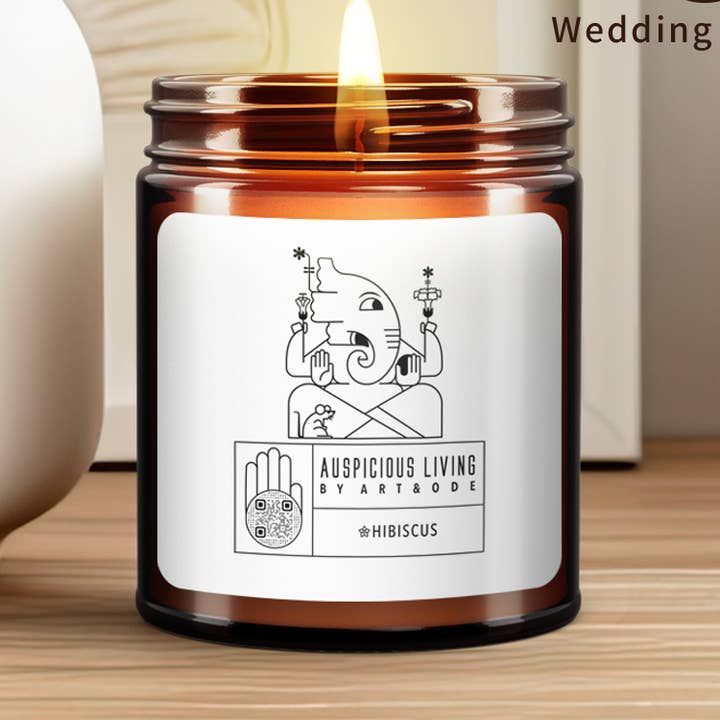 Mantra Blessing Candle - Perfect Gift Idea for Weddings for wholesale by Art&Ode