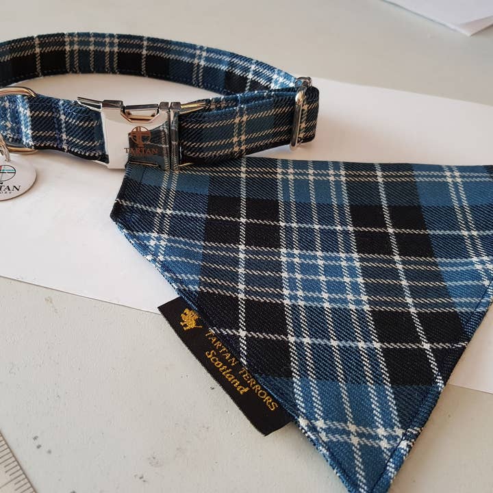 Tartan Terrors - Vente Bandana – chien - Bandana tartan - Clarke Tartan