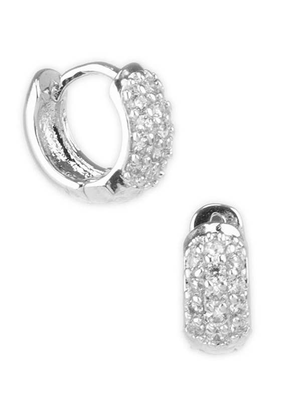 Mini Huggie Hoop Earrings for wholesale by CZ by Kenneth Jay Lane
