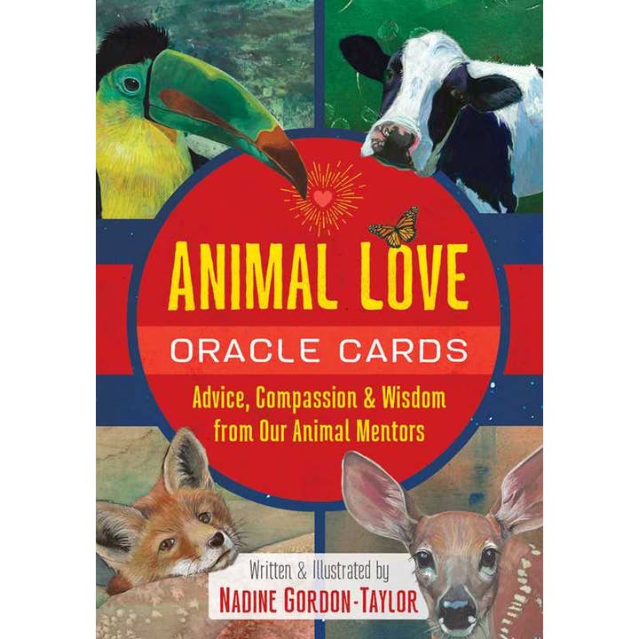 Animal Love Oracle Cards by Nadine Gordon-Taylor for wholesale by Simon & Schuster