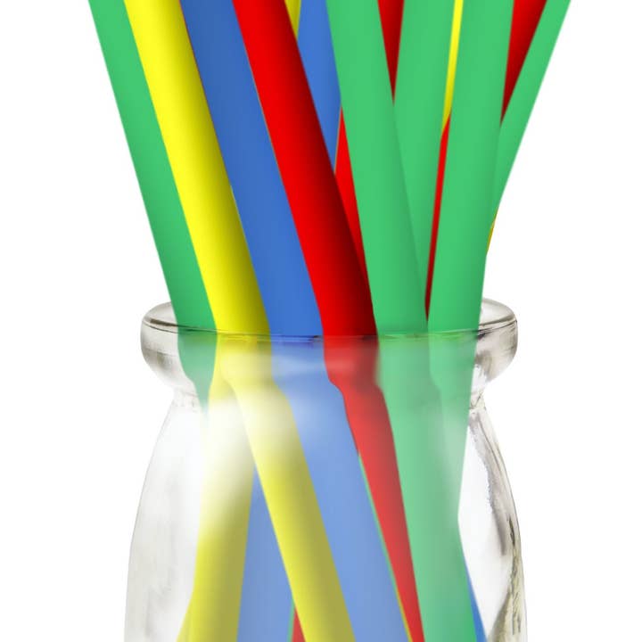 Sophistiplate - Wholesale Drinking Straw - Straw Plastic Assorted Color/50pk0