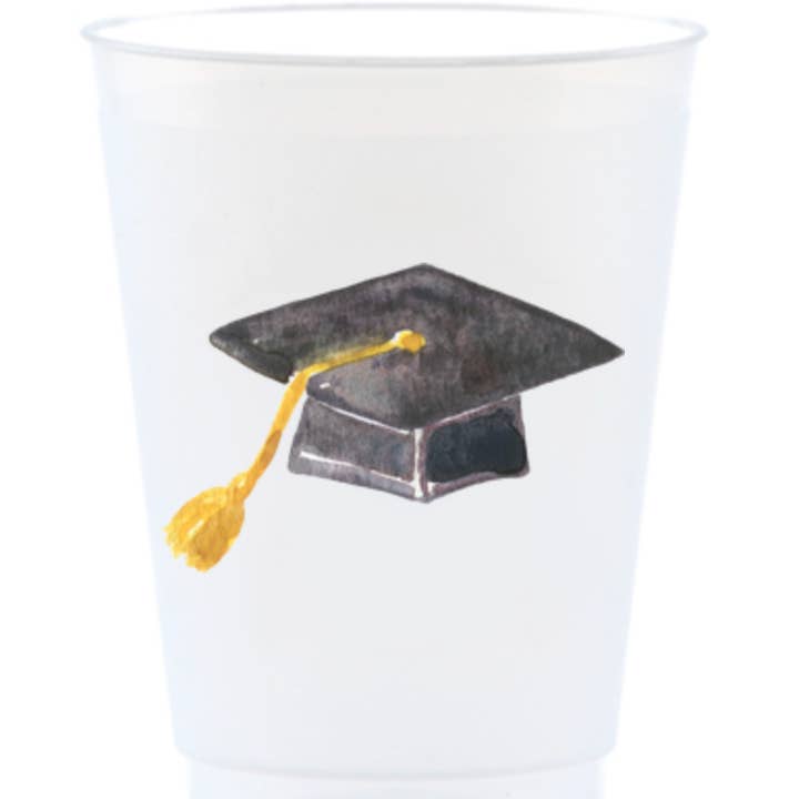Graduation Cap Shatterproof Cup for wholesale by M2B Designs