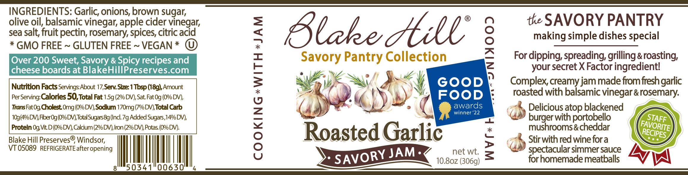 Blake Hill Preserves - Wholesale Jam/Jelly - Roasted Garlic Savory Jam10