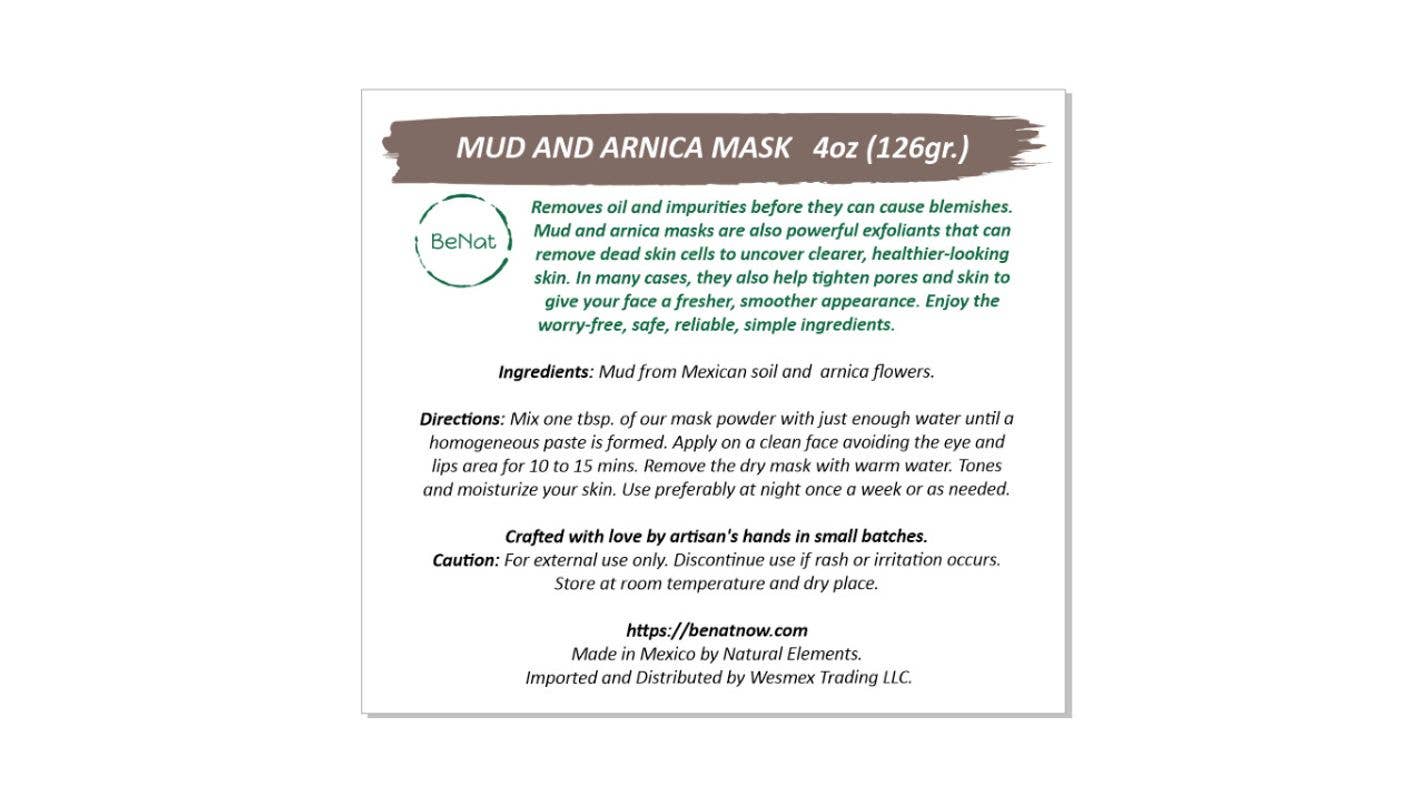 VIAI Beauty - Wholesale Skincare Face Mask - Mud and Arnica Mask10