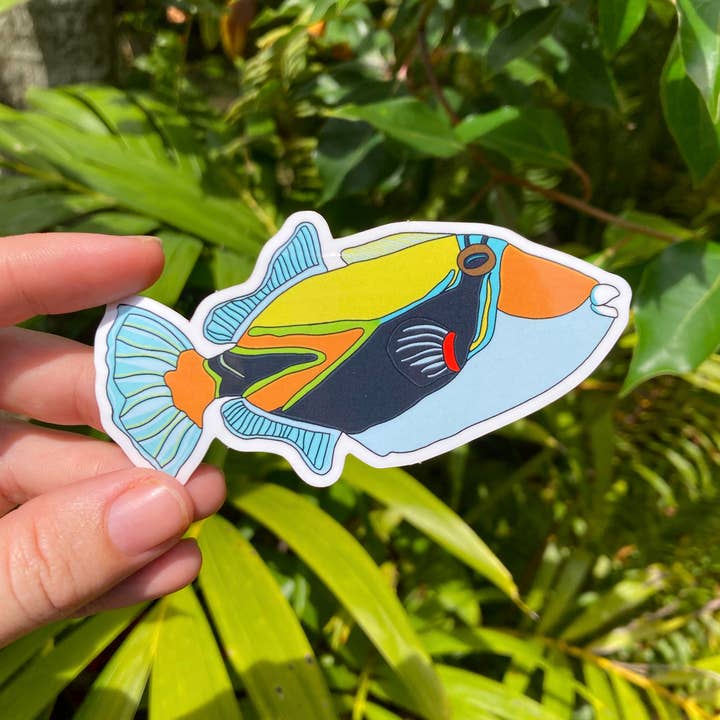 Left Right Design - Wholesale Sticker - Humu Fish Sticker1